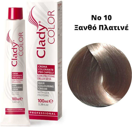 Clady Цвят Боя За Коса Рус Платинен 100мл