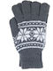 Men's Knitted Gloves Gray