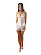 FMS De mireasă Babydoll Alb