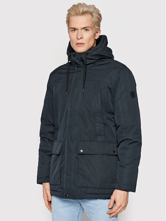 Jachetă de Iarnă Parka Albastru Marin