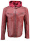 Δερμάτινο Μπουφάν Biker Red