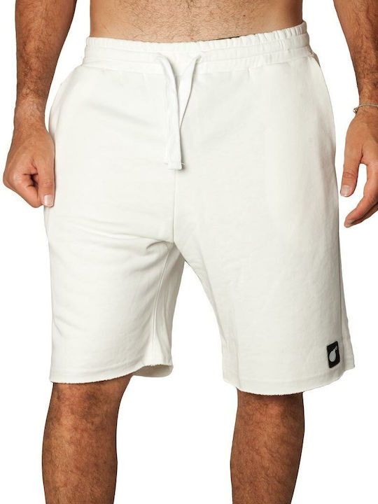 Bigbong Men's Athletic Shorts Ecru