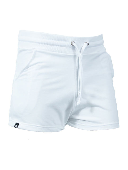 Bermudă Sportivă de Bărbați White