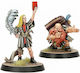 Games Workshop Blood Bowl Elf Dwarf Biased Referees Collectible Figure 3.2cm