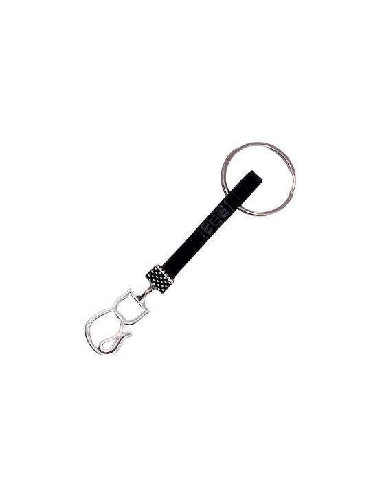 Keychain Metalic Negru