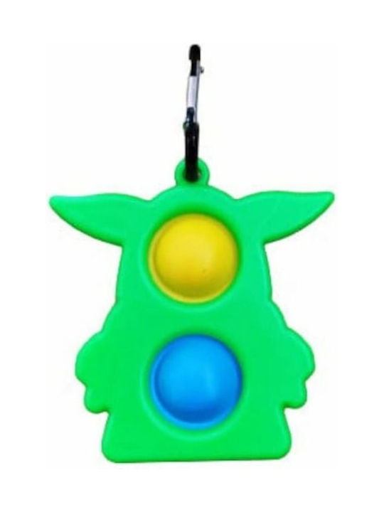 Keychain Dimple Toys Fidget Simple Verde