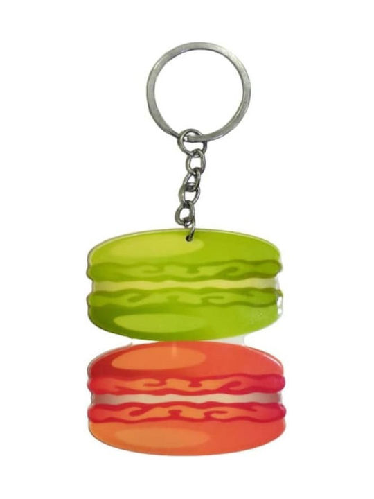 Keychain Burger Metallic