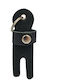 ByLeather Lucrat manual Breloc Piele Negru