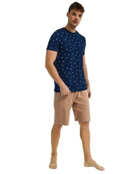 Roly Poly Palm Marineblau