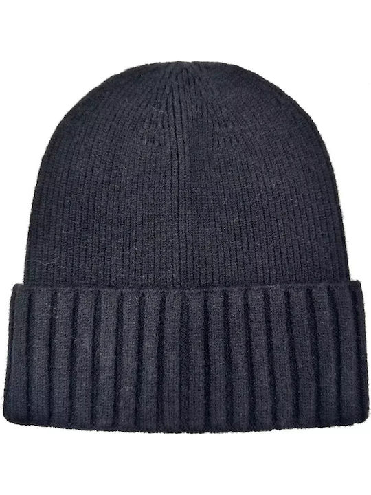 Knitted Beanie Cap Black