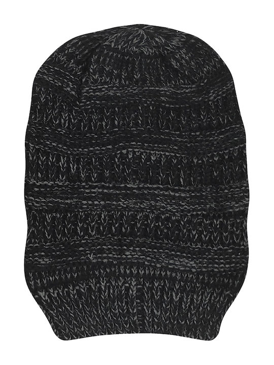 Beanie Unisex Beanie Knitted in Black color