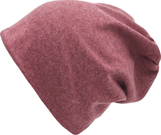 Knitted Beanie Cap Pink