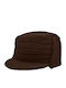 Knitted Beanie Cap Brown