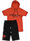 Kinder-Set mit Shorts Sommer 2Stück Orange