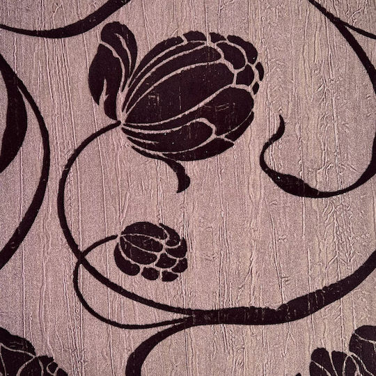 Tapete Vinyl Rosa L1000xB53cm Waschbar 11955