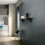 Splash Kitchen Wall / Bathroom Matte Ceramic Tile 100x35cm Blue