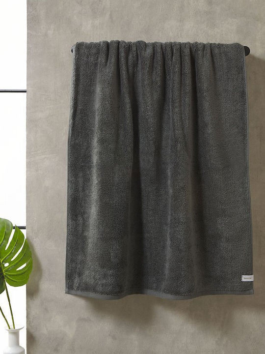Αιγαίον Πετσέτα Σώματος 600GSM 76x147εκ. Anthracite Βάρους 600gr/m²