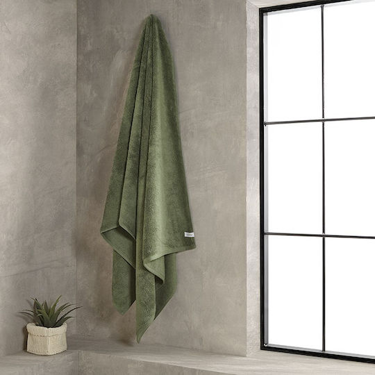 Aigaion Body Bath Towel 90x180cm Green Weight 600gr/m²