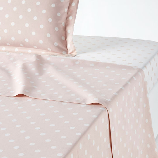 La Redoute Interieurs Bettlaken King Size 270x290cm. Rosa