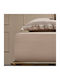 Hauz Sheet King Size with Elastic 180x200+40cm. Dusty Pink