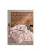 Mardim Sheet King Size with Elastic 180x200+30cm. Pink