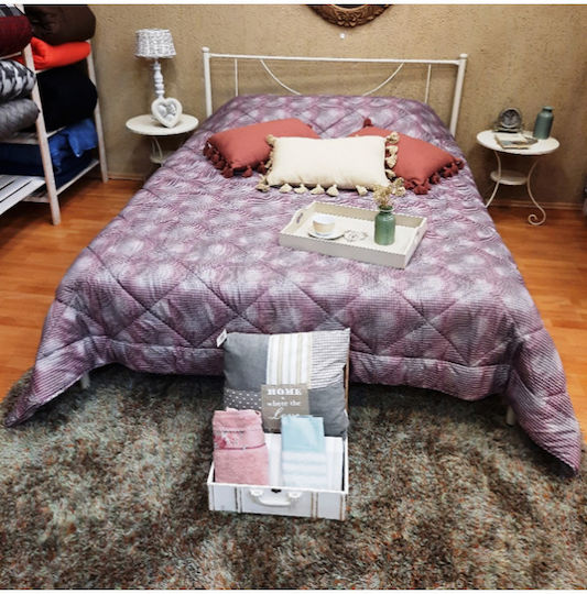 Amo La Casa Υπέρδιπλο 250x250εκ. Allegro Μωβ Amo La Casa Υπέρδιπλο 250x250εκ. Allegro Μωβ