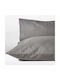 Fieldcrest Ultra Soft Σετ Μαξιλαροθήκες Γκρι 52x78εκ.