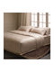 Hauz Duvet Cover Set Queen with 2 Pillowcases 230x250 Dusty Pink