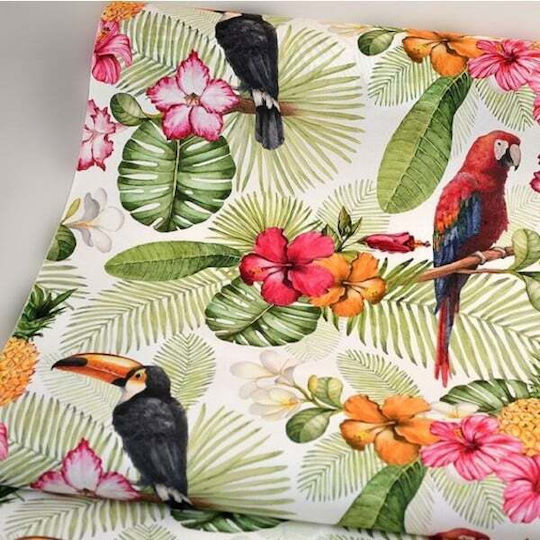Kappa Decor Decoration Fabric Artificial Leather 45x500cm Tropical - ''''