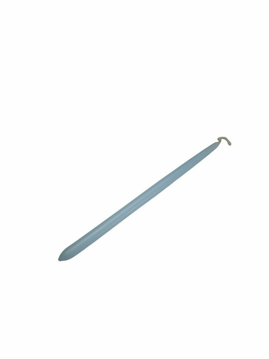 Великденска Свещ Кръгла 33cm Син 10бр
