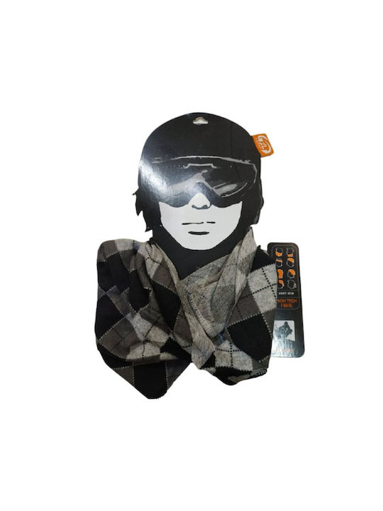 Motorcycle Rider Neck Warmer Gray / Blue Color