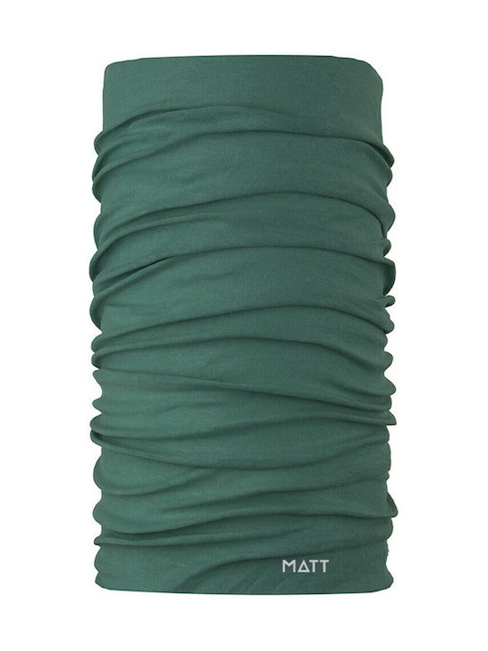 Matt Scarf Micro Grass Шал за Врат за Мотоциклетист от Полиестер Зелен Цвят