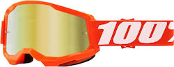 100% Ochelari de motocross Strata 2