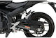 Puig Πίσω Φτερό Πίσω Τροχού Μοτοσυκλέτας για Honda Hornet Μαύρο