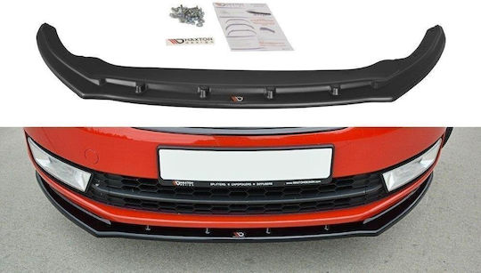 Maxton Design Spoiler Car Front Compatible with Skoda Rapid