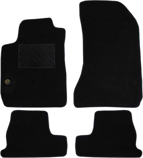 Autopataki Σετ Μπροστινά και Πίσω Πατάκια 4τμχ για Alfa Romeo Brera 2005-2010 Μαύρα