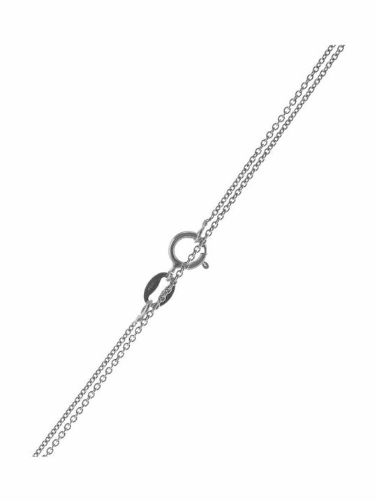 Luxor Silver Chain Neck Length 45cm