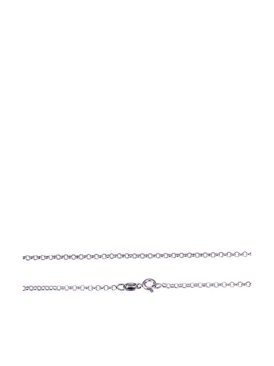 Gatsa Ασημένια Αλυσίδα Λαιμού Μήκους 45cm