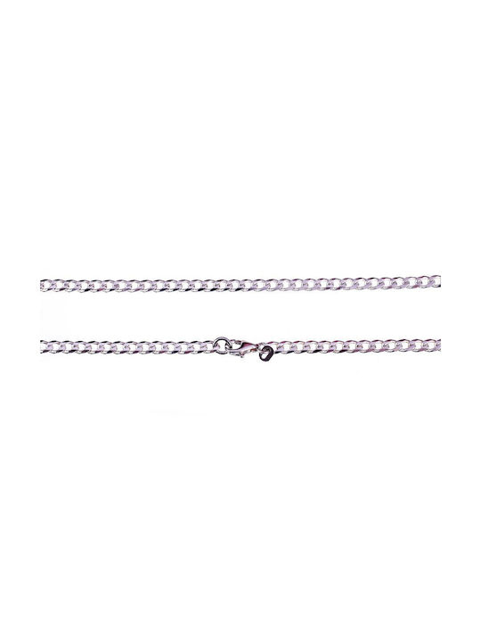 Silver Chain Neck Length 46cm