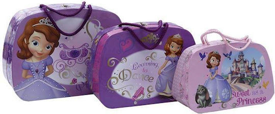 LiebeQueen Valiză decorativă Frozen din Lemn 3buc 70005-4829