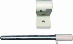 Agățătoare De Ușă 100mm Argintii 2 Bucăți