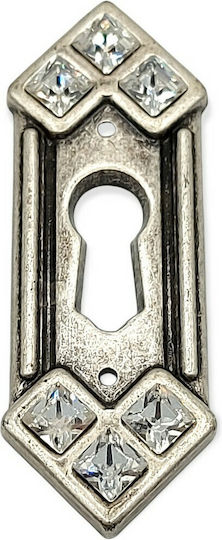 Rosette - Door Escutcheon Furniture Silver