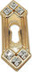 Rosette - Door Escutcheon Furniture Gold