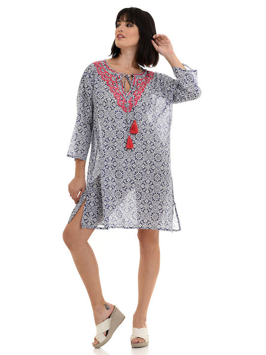 MiandMi Damen Kaftan Strand red