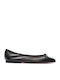 Leather Ballerinas Black