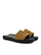 Flache Sandalen für Damen in Braun Farbe