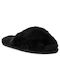 Mayberry Geschlossene Damen Hausschuhe Schwarze