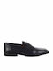 Δερμάτινα Ανδρικά Loafers σε Μπλε Χρώμα