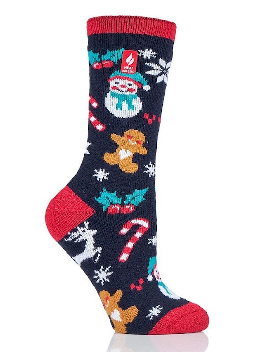 Heat Holders Christmas Dual Layer Festive 6609 Herren Thermo Socken Bunte