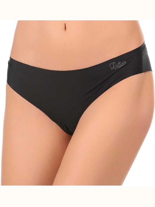 Leilieve Γυναικείο Slip χωρίς Ραφές Μαύρο